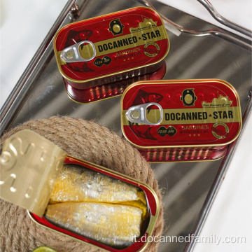 La migliore sardina sana in scatola in olio vegetale